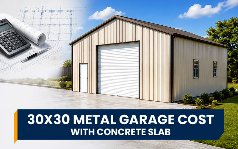 30x30 Metal Garage Cost with Concrete Slab: What Should You Budget?