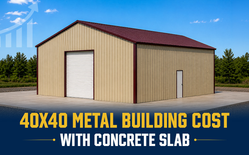 40x40 Metal Building Cost with Concrete Slab: What Should You Budget?