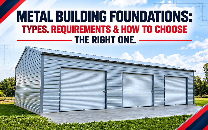 Metal Building Foundations: Types, Requirements & How to Choose the Right One