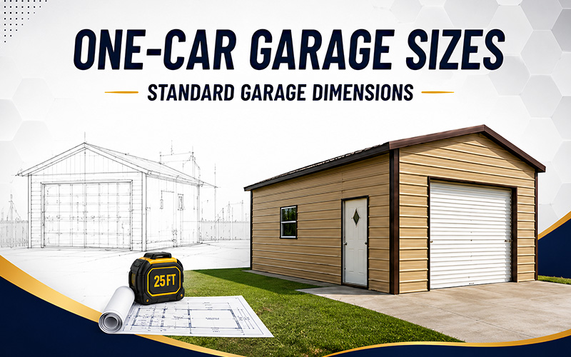 One-car garage sizes: Typical One-Car Garage Dimensions