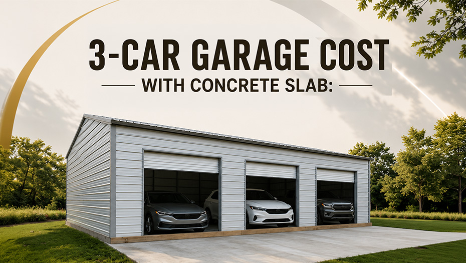 3-Car Garage Cost with Concrete Slab: What You Should Budget
