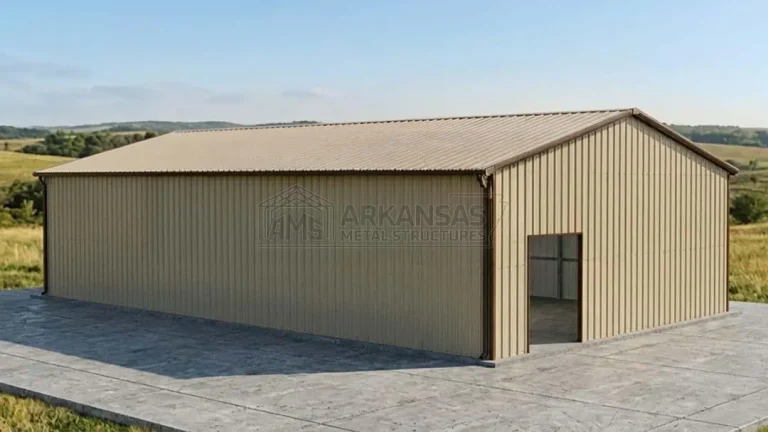 Commercial steel building