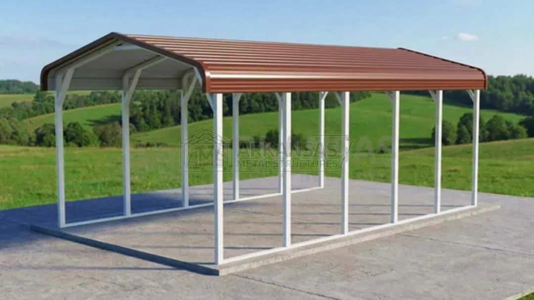 12x20x6 Single Car Carport