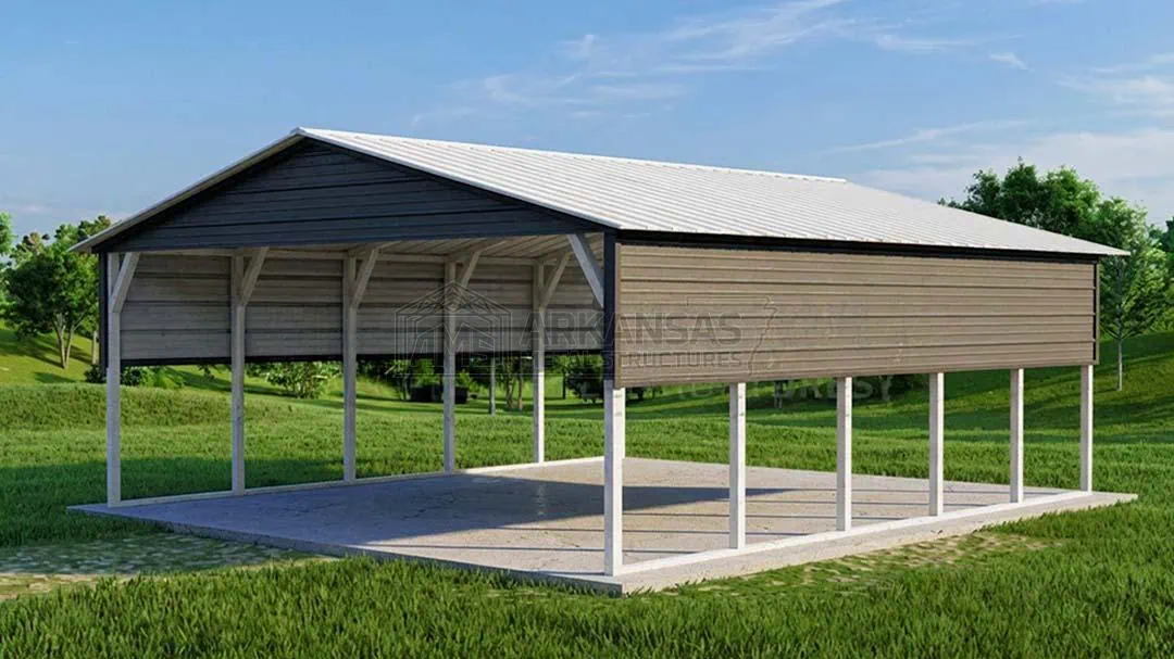 18x20x7 Metal Shed