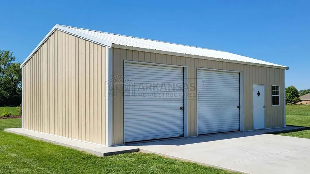 20x30x10 Two Car Garage