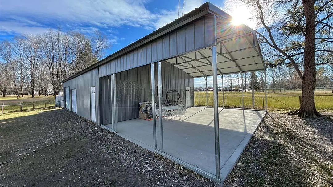 30x60x10 Utility Carport