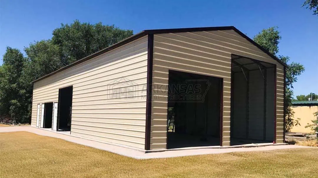 30x60x14 Metal Garage Building