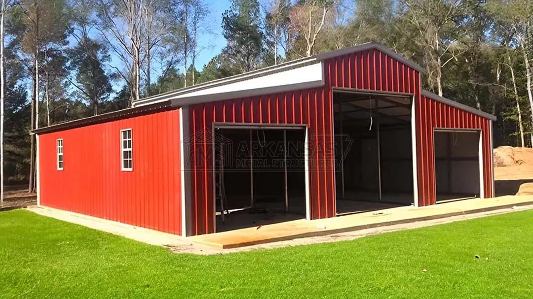 36x30x12 Steel Barn