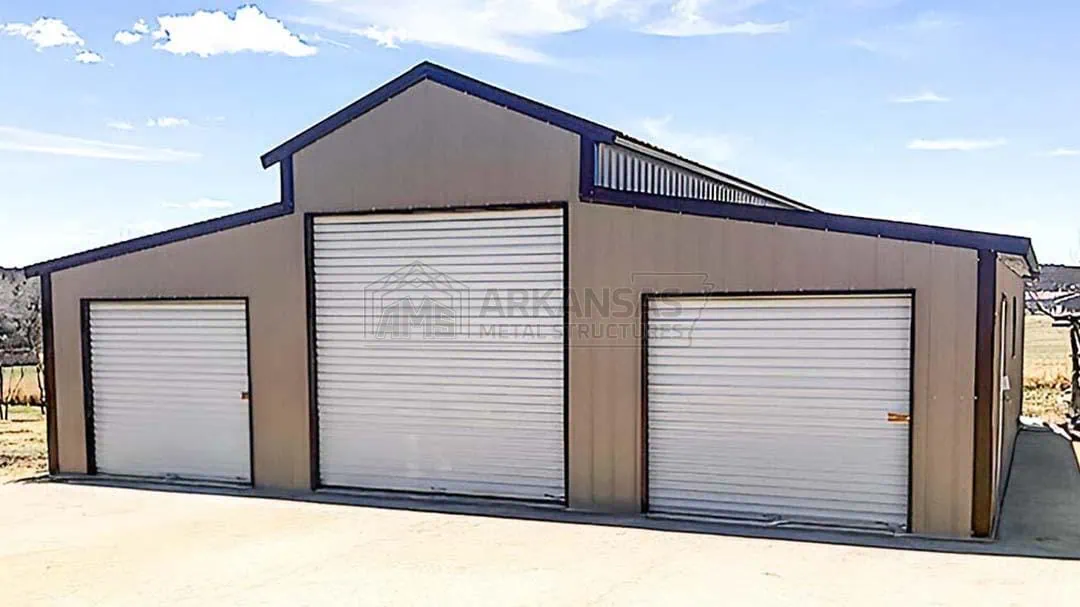 36x35x12 Metal Storage Barn